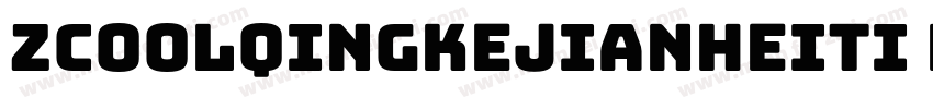 zcoolqingkejianheiti Regular字体转换